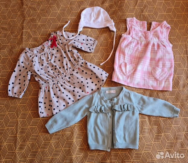 Пакет вещей для девочки 56,62,68