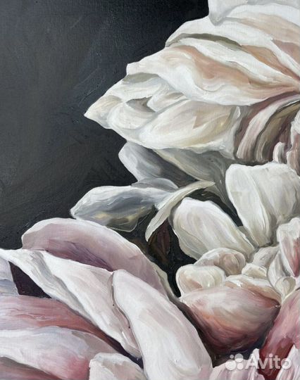 Картина маслом на холсте цветы