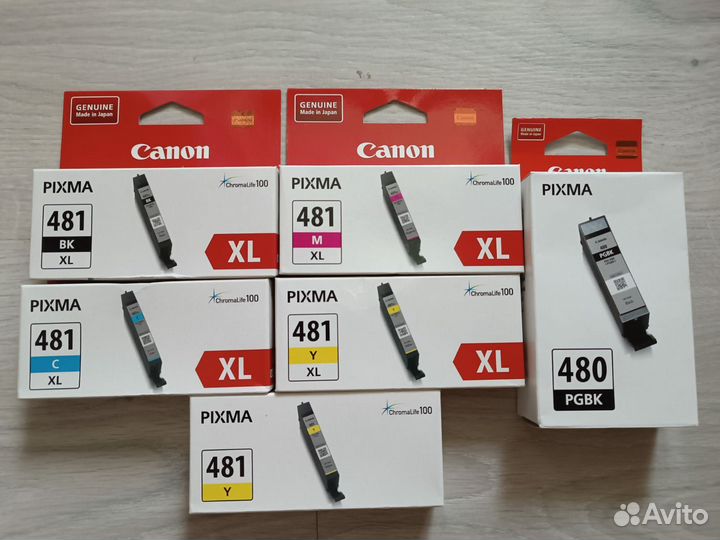 Картридж струйный Canon CLI-481XL оригинальный