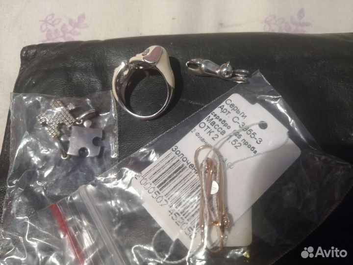 Украшения лотом серебро