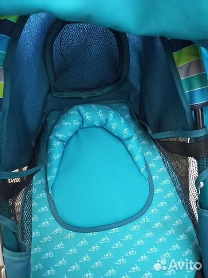 Велосипед-коляска с родительской ручкой