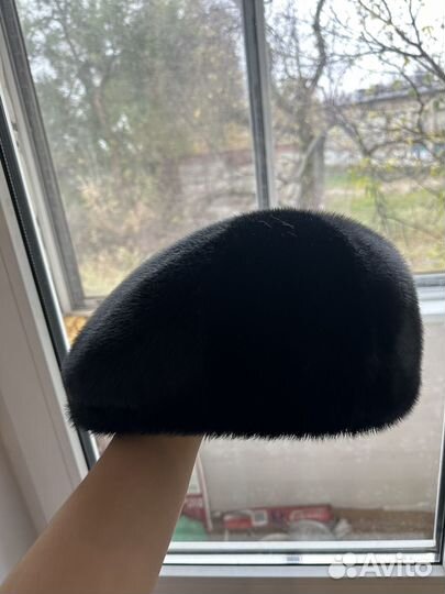 Норковая шапка мужская новая 58