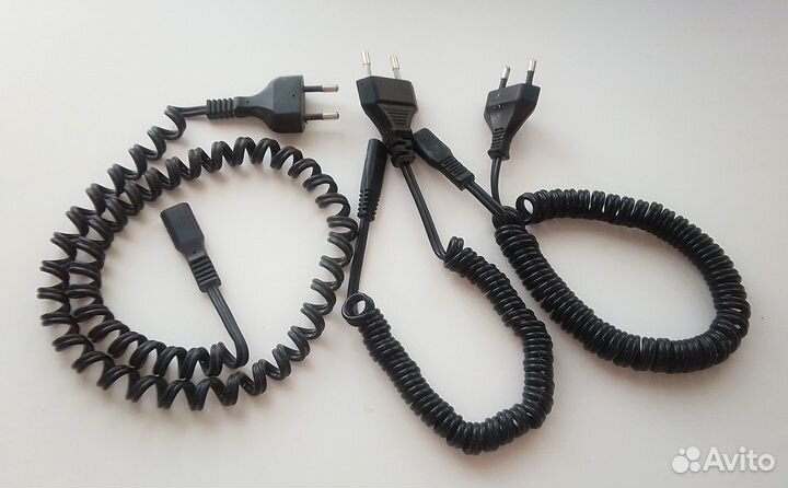 Витой сетевой шнур кабель провод с вилкой для элек