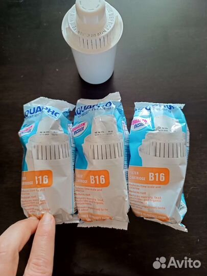 Аквафор В 16 новый 3 шт+1 в дар