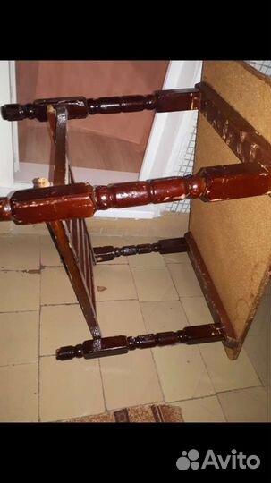 Вешалка напольная и столик СССР