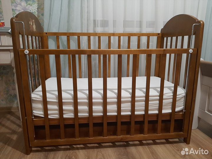 Детская кроватка Можга Красная звезда б/у