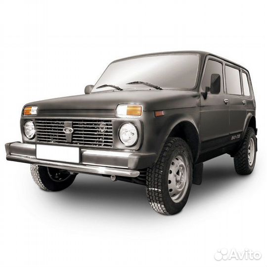 Защита переднего бампера Ваз 21213(niva) 5-дверная