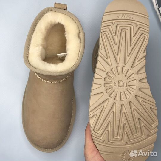 Угги Ugg Classic Ultra Mini Sand