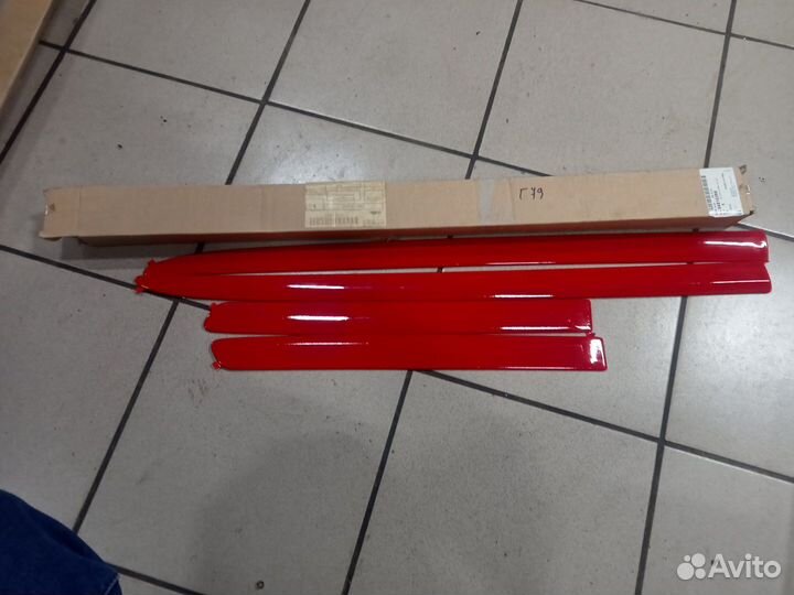 Комлпект молдингов кузов Шевроле Спарк