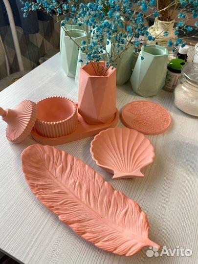 Подарочные наборы из гипса, подарки на 8 марта