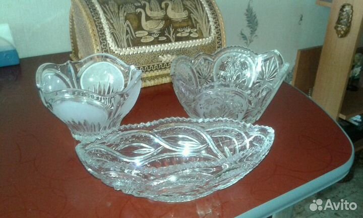 Посуда из хрусталя СССР