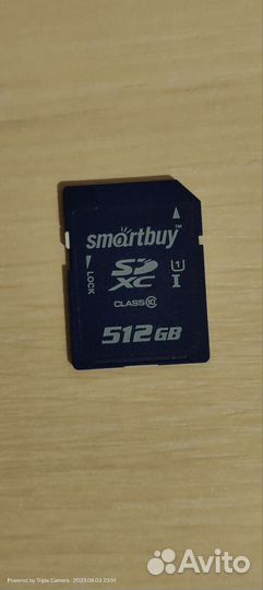 Флэшка SmartBuy MiniSD XC Class 10 512Mb