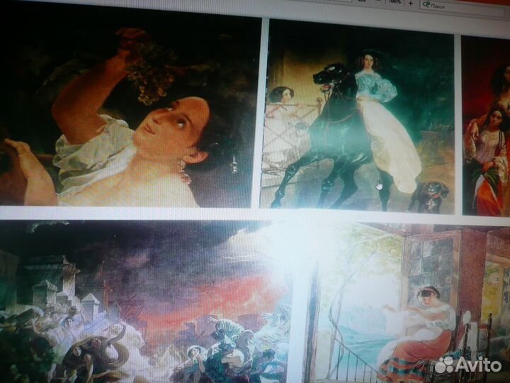 Подборки репродукций: Левицкий, Брюллов, Рубенс