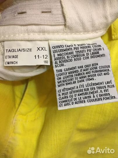 Джинсы Sisley Италия 160 см