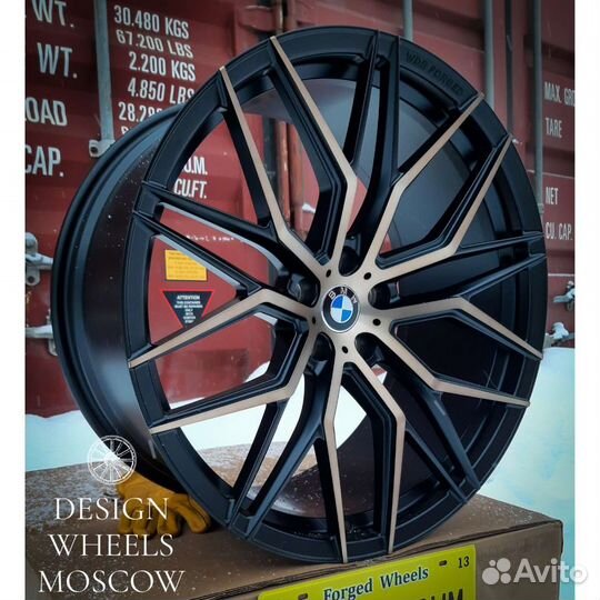 Кованые диски R21 на BMW X5 X6 X7 X5M X6M
