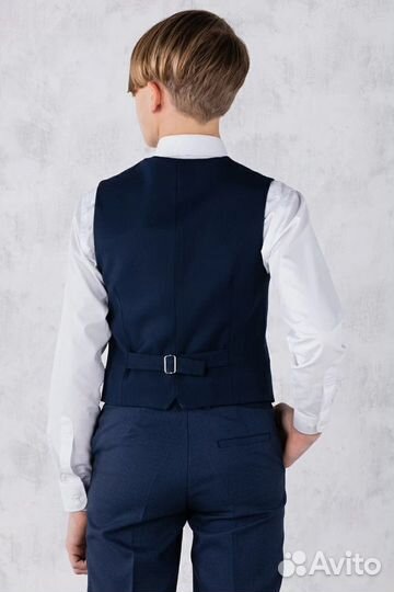 Жилетка для мальчика т.синий
