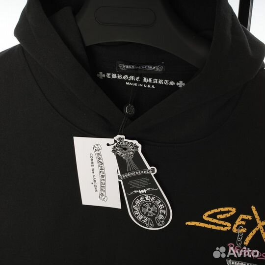 Худи Chrome Hearts Черный