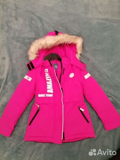 Зимний костюм для девочки 122