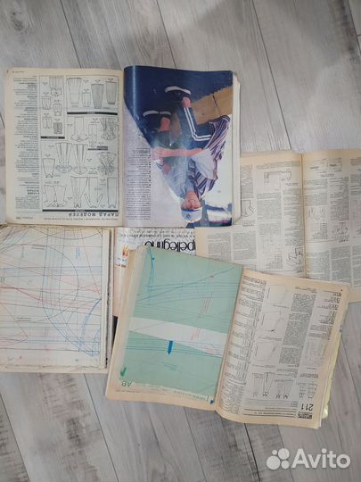 Журналы бурда моден ретро