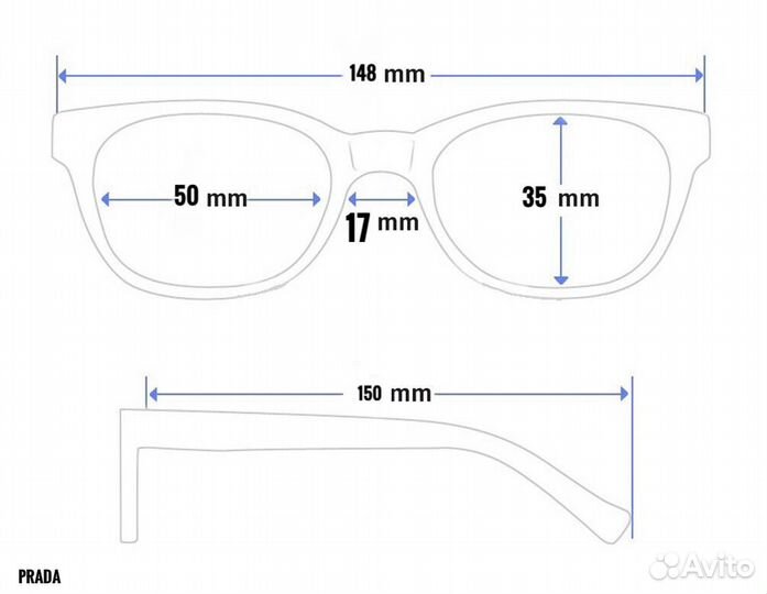 Солнцезащитные очки коричневые черные белые прада