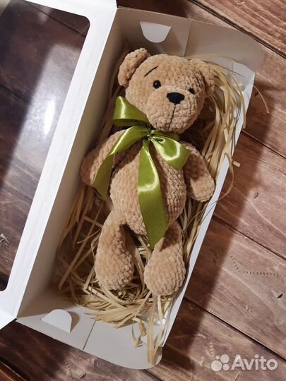 Плюшевые вязаные игрушки