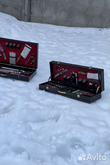 Шампура для шашлыка набор в чехле и кейсе