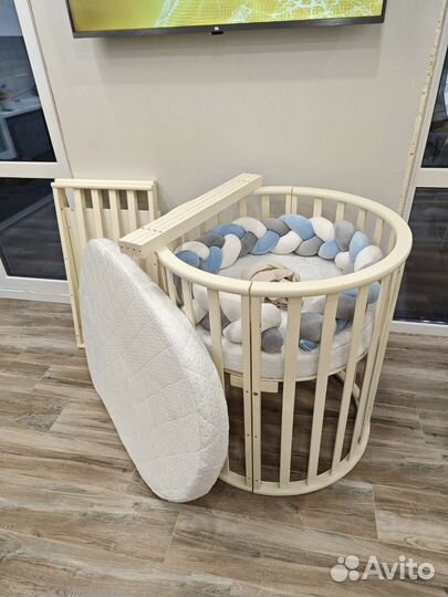 Детская кроватка круглая