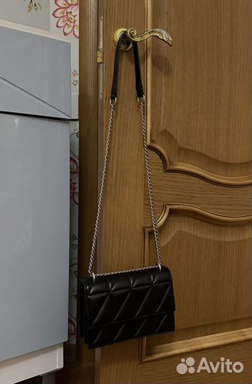Сумка женская черная через плечо
