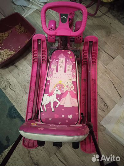 Детский снегокат с колесами