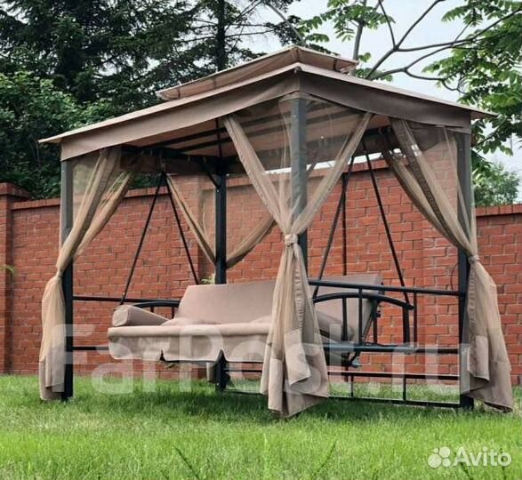 Садовые качели нс-138 беседка