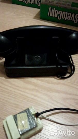 Старый Советский телефон рабочий