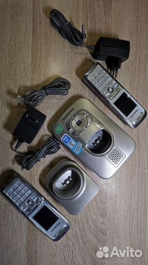 Радиотелефон Panasonic + автоответчик + доп трубка