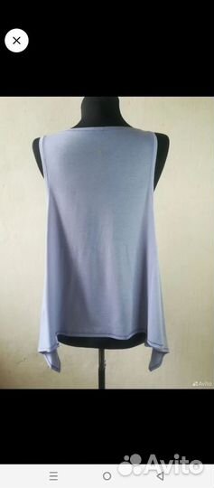 Lululemon топ майка лиловый L, 48