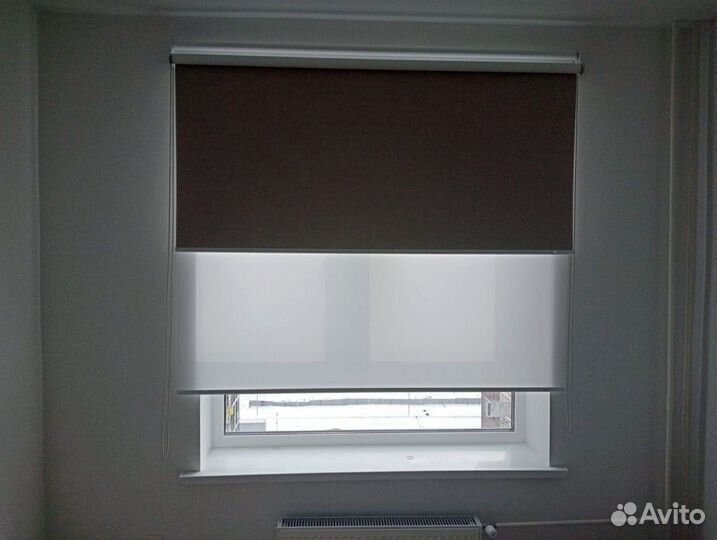 Рулонные шторы в офис