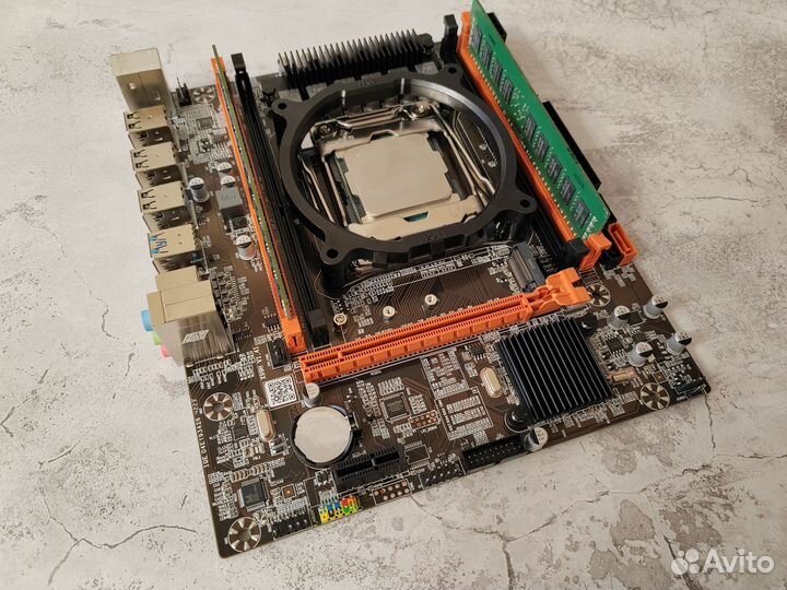 Комплект xeon E5-2640v4 + Atermiter X99 + 16gb