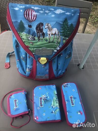 Ранец Scout (Германия) с аксессуарами