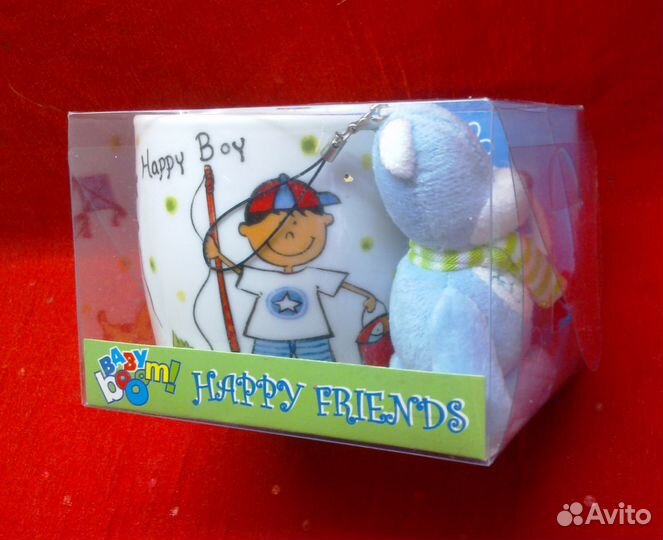 Подарочная кружка со зверюшкой Медвежонок