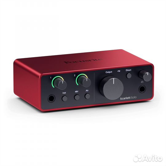 Focusrite Scarlett Solo Studio 4th Gen комплект