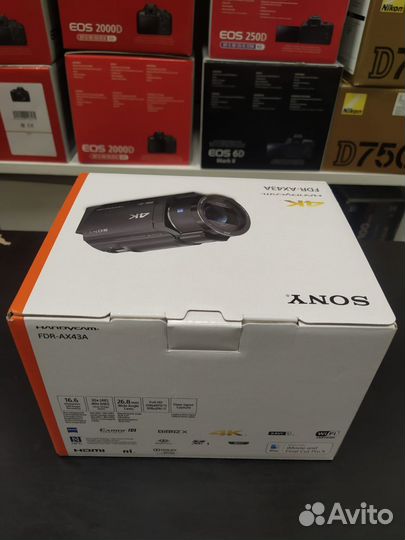 Видеокамера Sony FDR-AX43A (Новый-Гарантия)