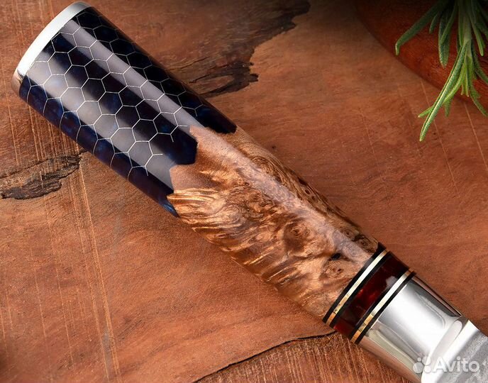 Кухонные ножи из дамасской стали