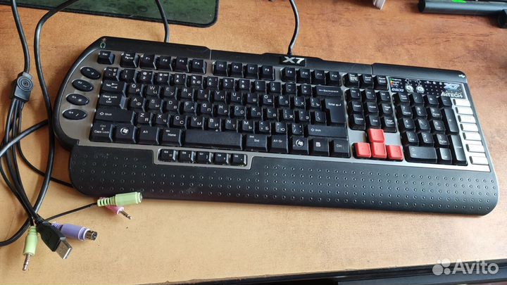 Игровая клавиатура A4Tech X7-G800 Black-Silver P