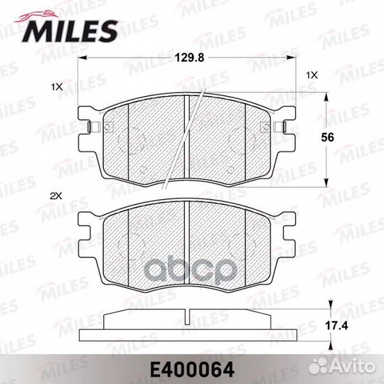 Колодки тормозные hyundai accent/i20/KIA RIO 05