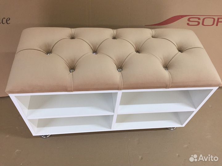 Банкетка пуфик обувница