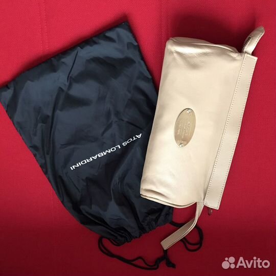 Женский кожаный клатч atos lombardini