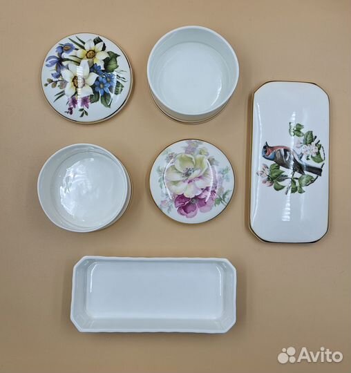 Шкатулки ассорти. Англия. Винтаж