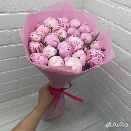 Букет пионов доставка