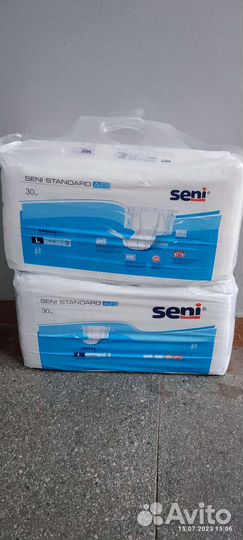 Подгузники для взрослых seni 3L