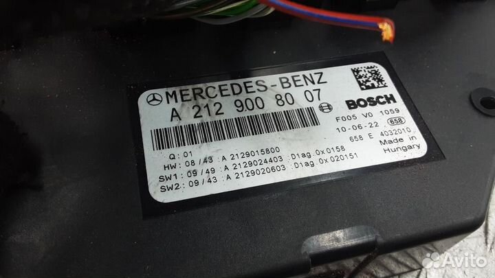 Блок комфорта Mercedes-Benz C-Class