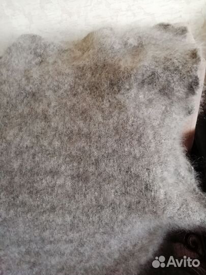 Плед одеяло платок шаль из козьего пуха 160*180 см
