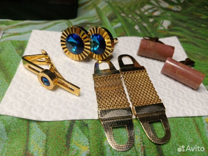 Запонки и зажим для галстука СССР